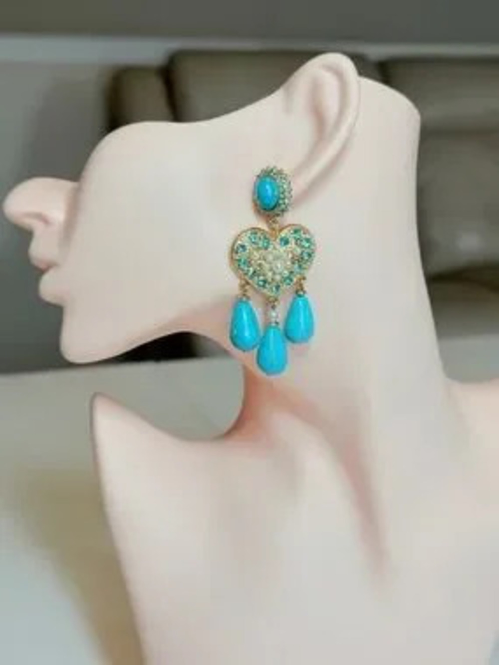 ?? Turquoise Drop Earrings